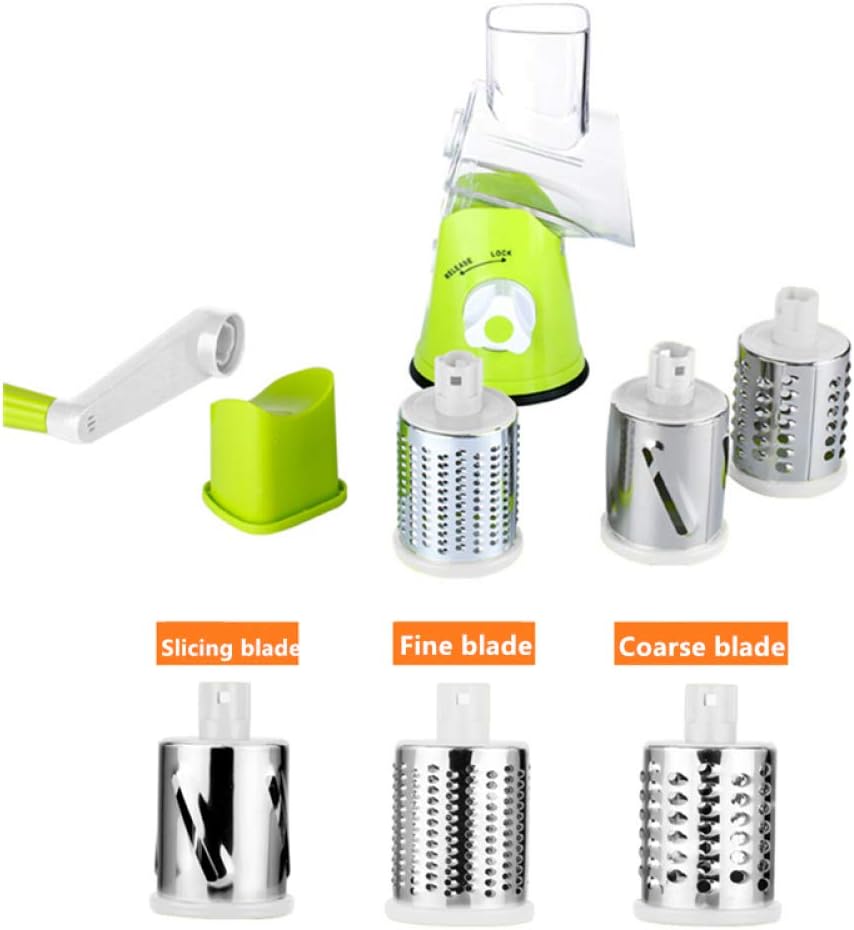 Manual Vegetable Cutter with 3 Blades