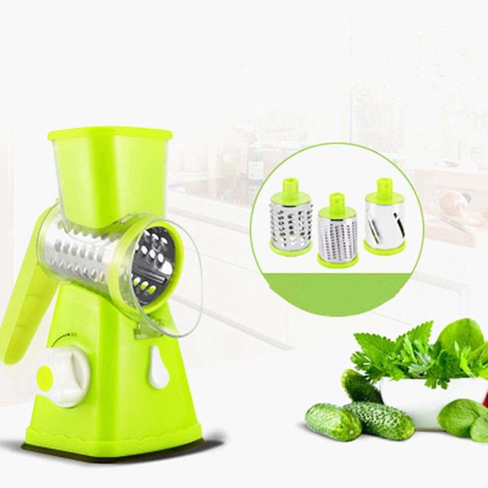 Manual Vegetable Cutter with 3 Blades