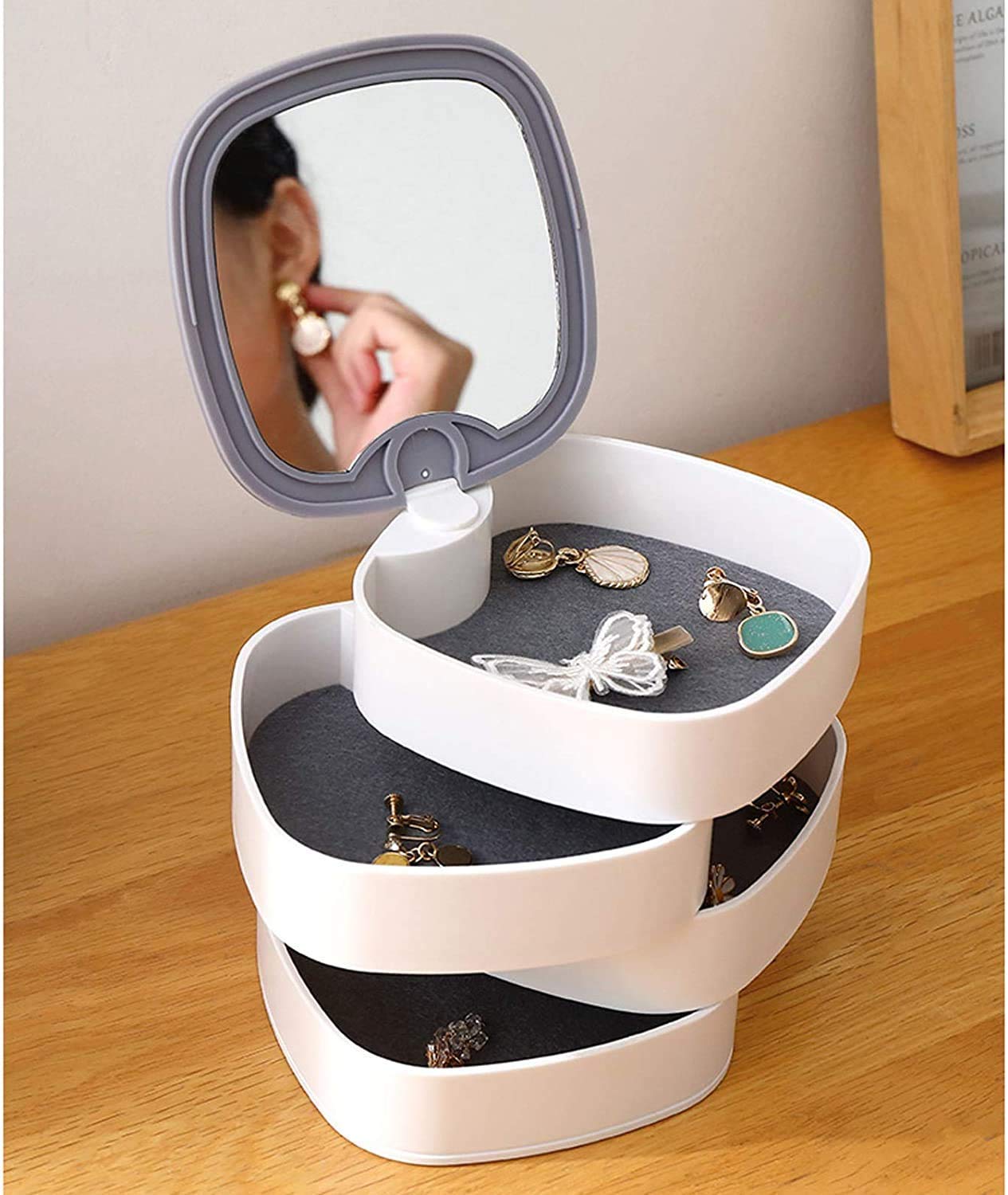 Rotating Jewelry Storage Tray