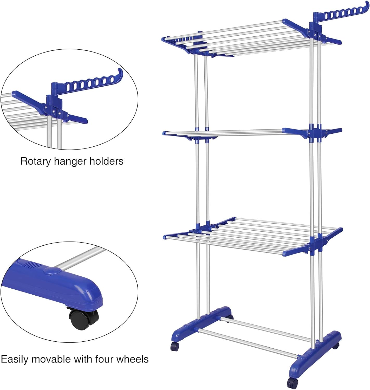 3-Layer Foldable Clothes Drying Rack