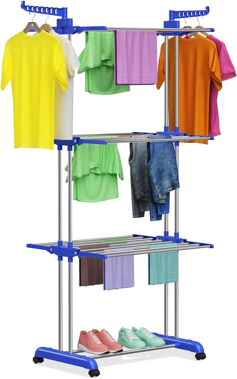 3-Layer Foldable Clothes Drying Rack